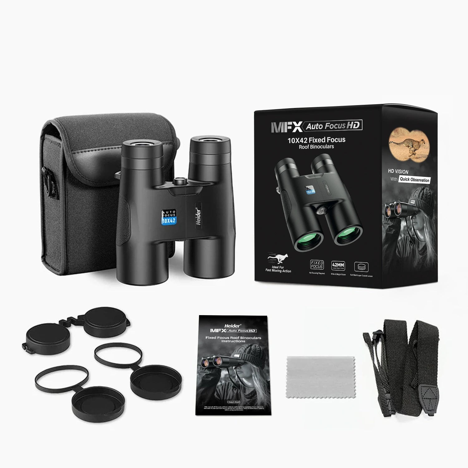 Heider MFX Auto Focus HD Binoculars