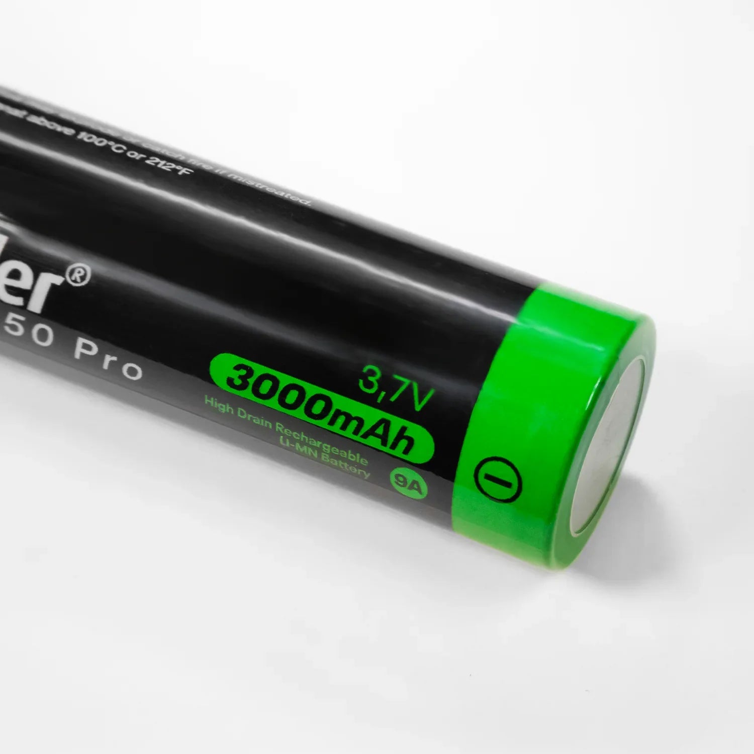 Heider XR-18650 Pro 3000mAh 3.7V High Drain Rechargeable Battery – ROHS and CE Certified