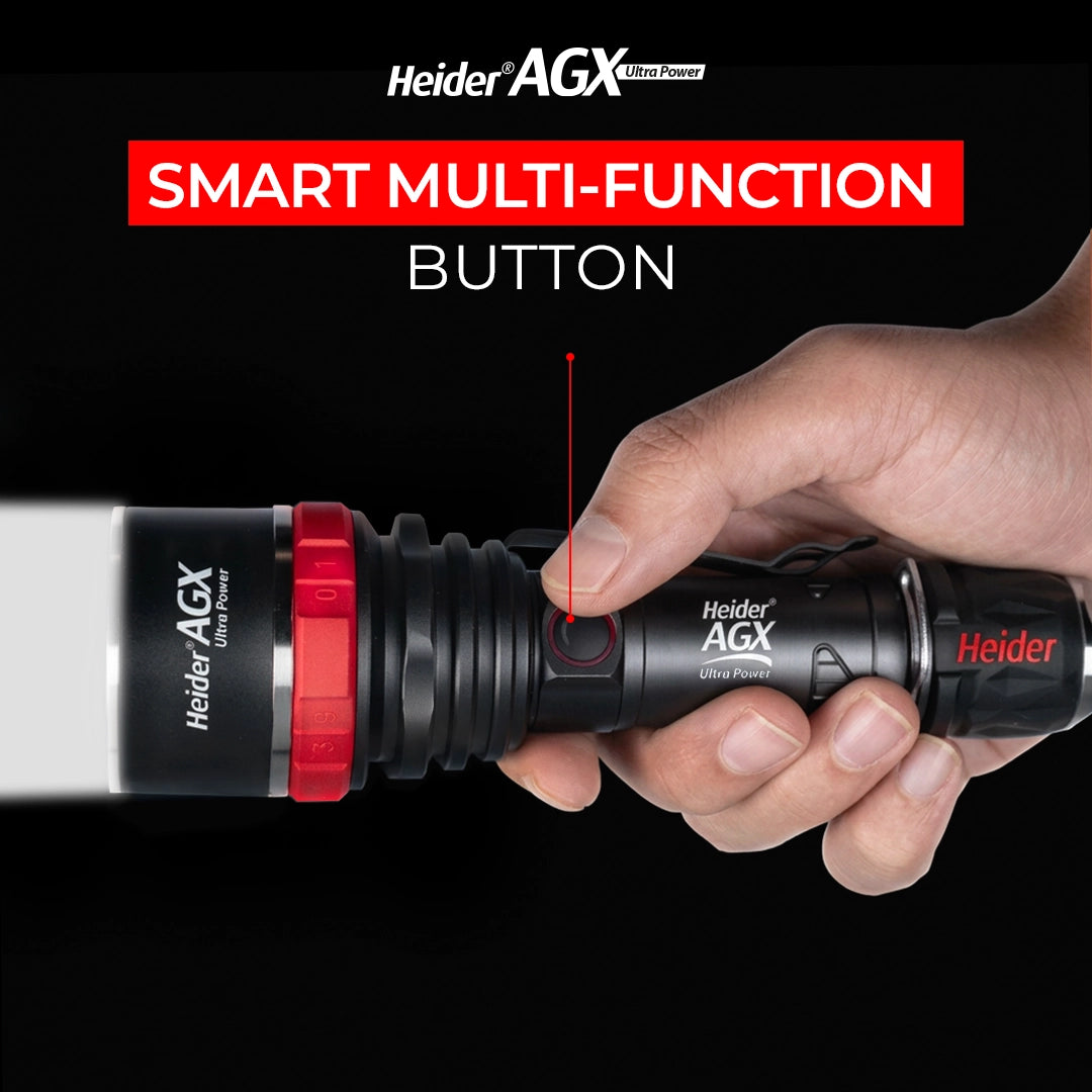 Heider AGX Ultra Power V4 – Edizione 2025 – Driver a microprocessore HDD 5+3 – Doppia ricarica (USB-C + Adattatore)