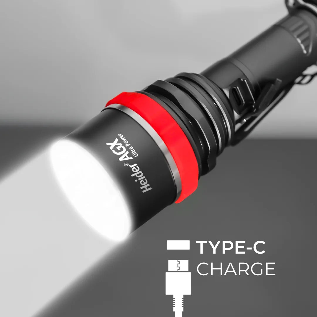 Heider AGX Ultra Power V4 - 2025 Edition - HDD 5 + 3 Micro-Processor Driver - Dual-Charge (USB-C + Adapter)